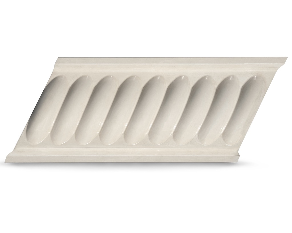 سنگ نمای مهندسی شده مدل "اِسکارا" رنگ "سفید"